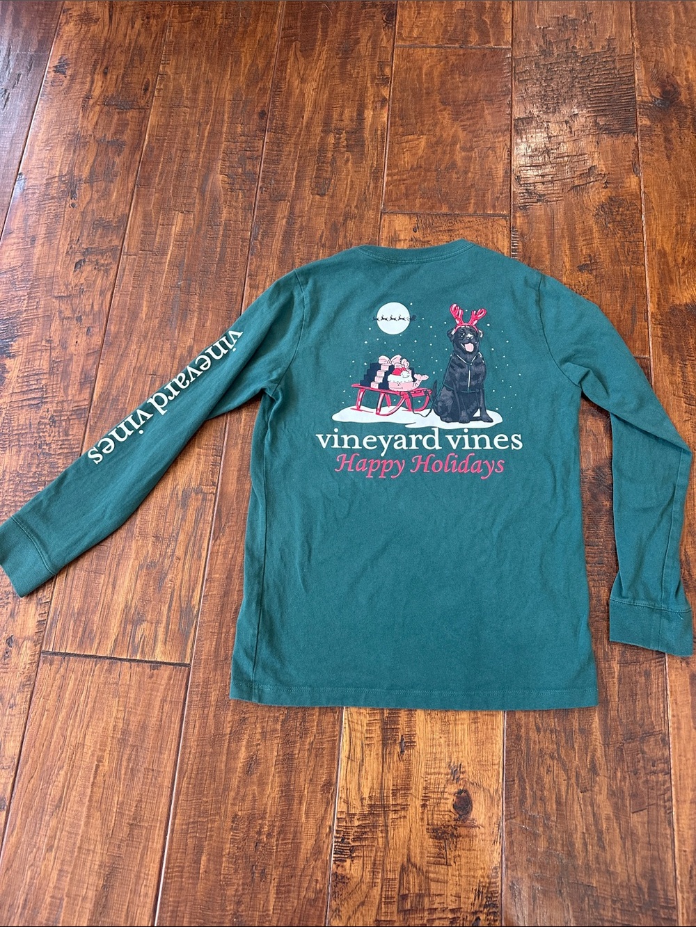 Vineyard Vines Boys Holiday Long Sleeve T-Shirts (Lot of 2) - Picture 7 of 13